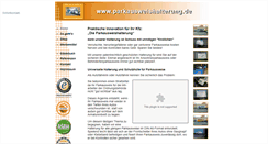 Desktop Screenshot of parkausweishalterung.de
