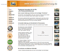 Tablet Screenshot of parkausweishalterung.de